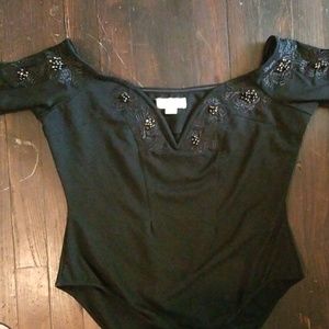 Off-the-shoulder Body Suit